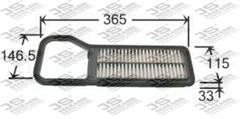 A928J JS ASAKASHI Фильтр воздушный